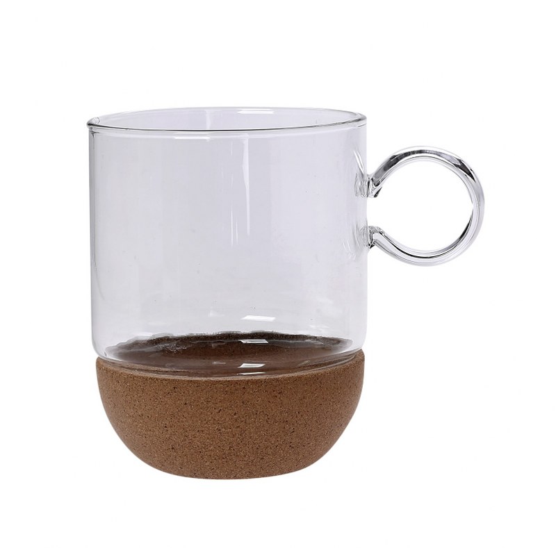 Κούπα Γυάλινη Με Βάση Φελλού 310ml Cork Glass CRYSPO TRIO 10.011.25 (Υλικό: Γυαλί, Χρώμα: Διάφανο ) – CRYSPO TRIO – 10.011.25